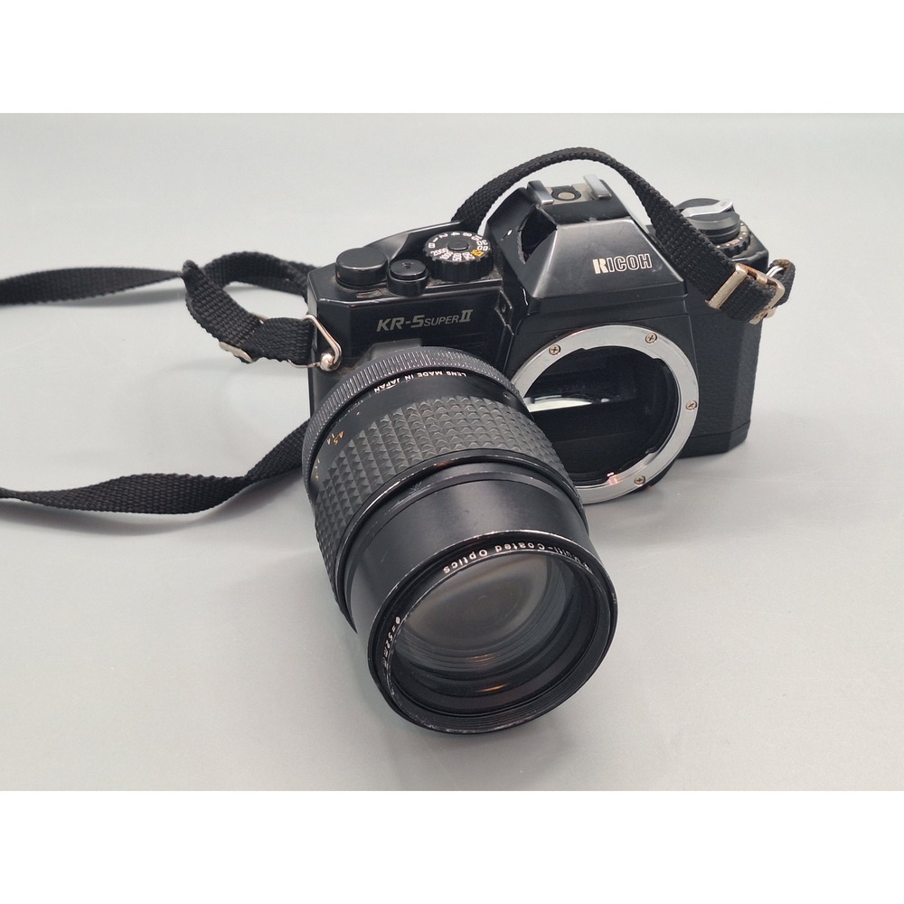 Ricoh KR-5 Super II 35mm SLR Film Camera with Lens Vintage Photography UNTESTED - Picture 13 of 16